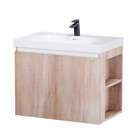 Bộ tủ chậu lavabo Caesar LF5358+EH15358CRW7V