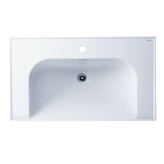 Chậu rửa lavabo Caesar LF5357 treo tường/đặt bàn