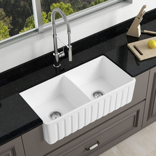 Chậu rửa bát Elimen KS06D-840 sứ cao cấp (không thoát tràn)