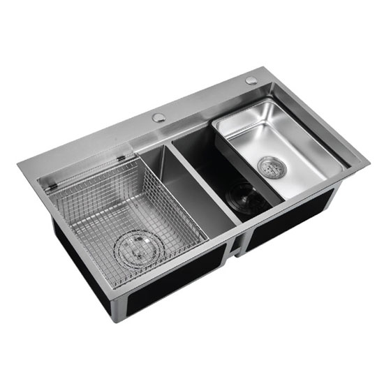 Chậu rửa bát Kosco CO 8448 hai hố âm bàn