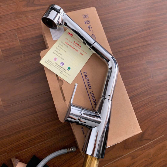 Vòi rửa bát Hàn Quốc HADO HU-326 nóng lạnh