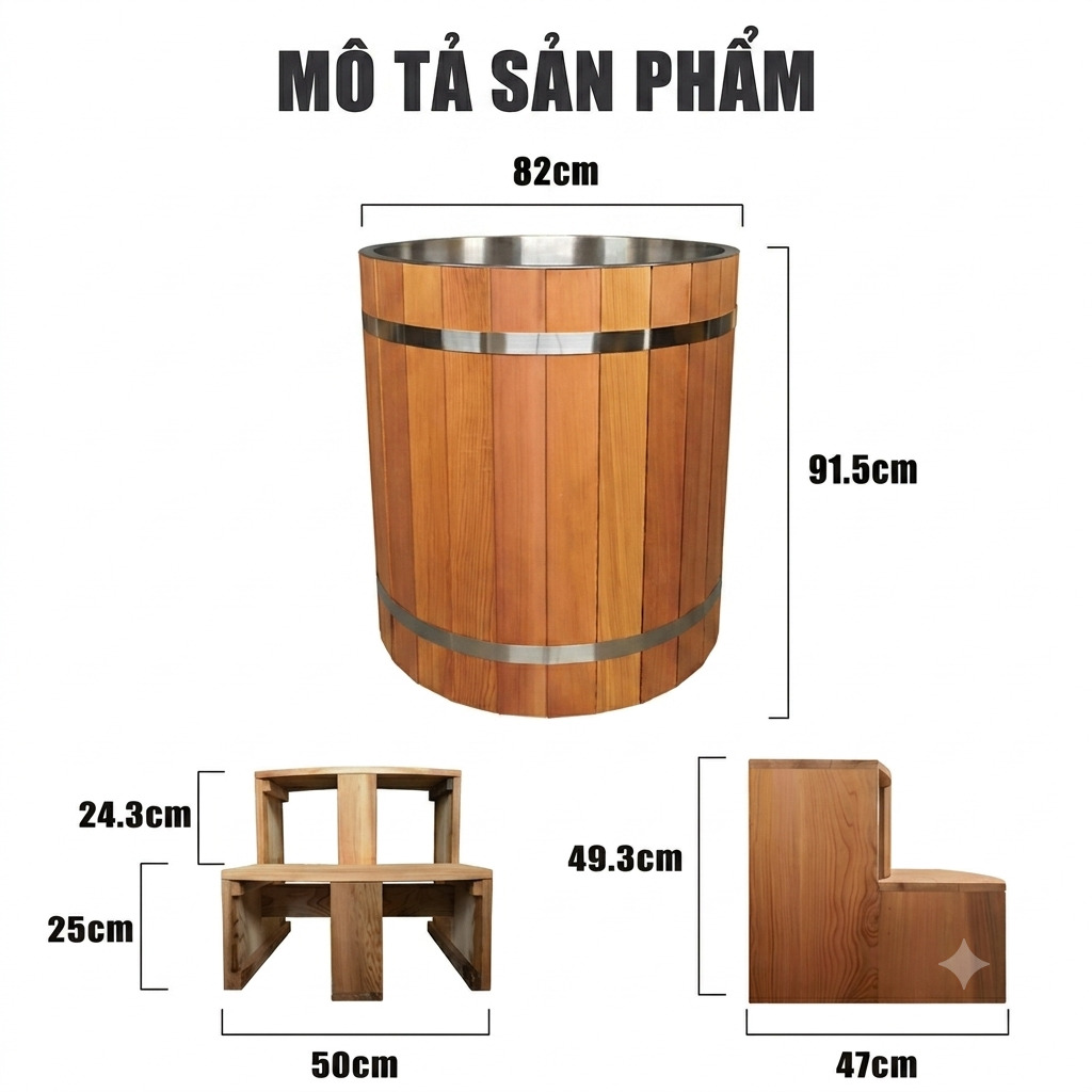 bồn ngâm lạnh Bồn tắm ngâm lạnh