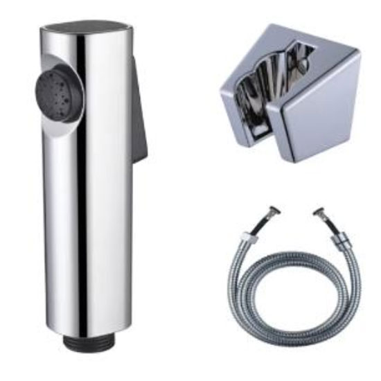 Vòi xịt vệ sinh Miken XB095CR dây Inox mạ crom