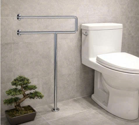 Bảo vệ người già khỏi nguy cơ trơn trượt bằng hệ thống tay vịn an toàn