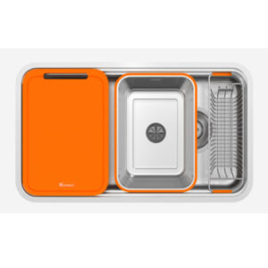 Chậu rửa bát Konox Tari Smart 8047SU mịn