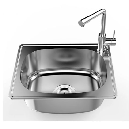 Chậu rửa bát Sơn Hà 1H447S 1 hố