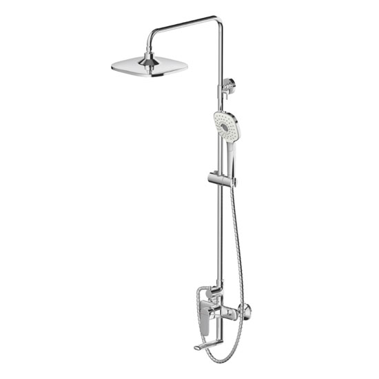 Sen cây tắm Bravat F6421454CP-A-ENG gắn tường