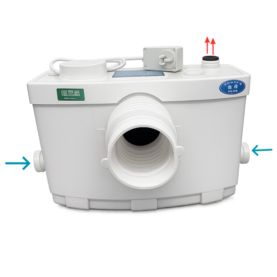Máy xử lý chất thải SEWO DSP01 cho bồn cầu thoát ngang (Bản cao cấp)