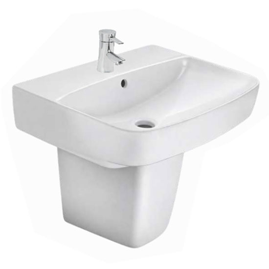 Chậu lavabo Thiên Thanh LV02 treo tường