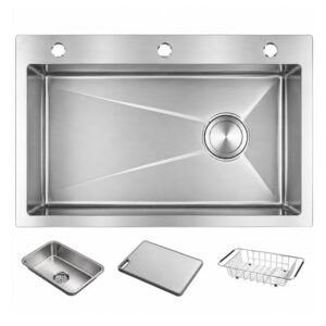 Chậu rửa bát Caesar KSH01H075SX 1 hố