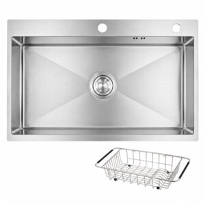 Chậu rửa bát Caesar KSH01H082SX 1 hố