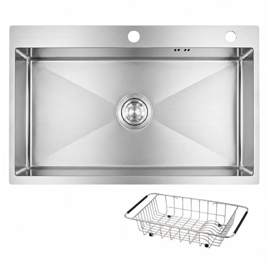 Chậu rửa bát Caesar KSH01H082SX 1 hố