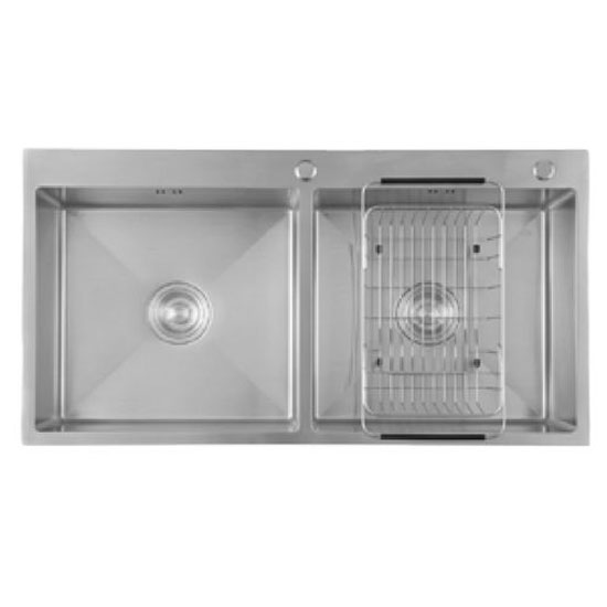 Chậu rửa bát Caesar KSH02H100SX 2 hố