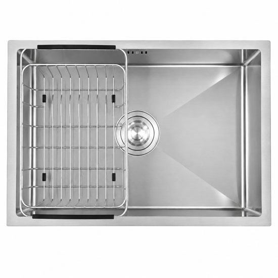 Chậu rửa bát Caesar KSH11H060SX 1 hố âm viền