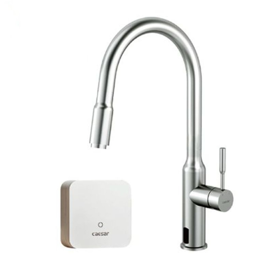 Vòi rửa bát Caesar KP1035SA nóng lạnh diệt khuẩn