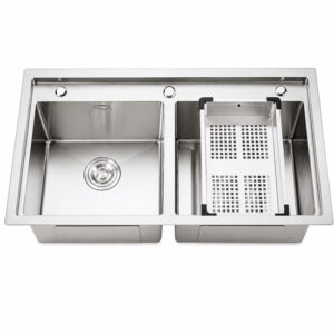 Chậu rửa bát Shoider ASD-8648 2 hố Tặng chậu phụ