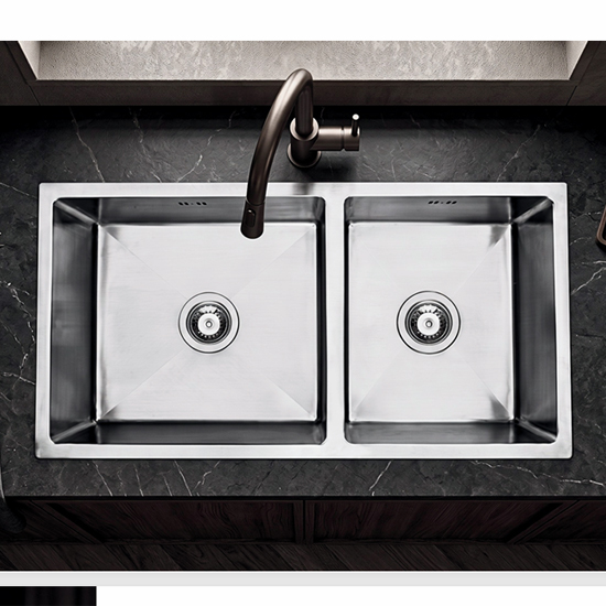Chậu rửa bát Shoider ESD-8245 2 hố âm bàn Chậu rửa bát Shoider ESD-8245 2 hố âm bàn