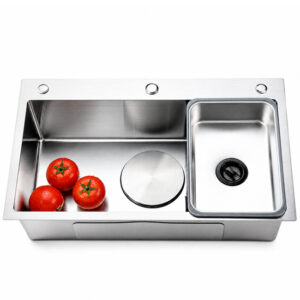 Chậu rửa bát Shoider MSD-7545 1 hố tặng kèm chậu nhỏ