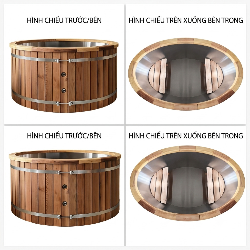 Bồn tắm ngâm lạnh SW Dauer SW-PC07 Bồn tắm ngâm lạnh SW Dauer SW-PC07