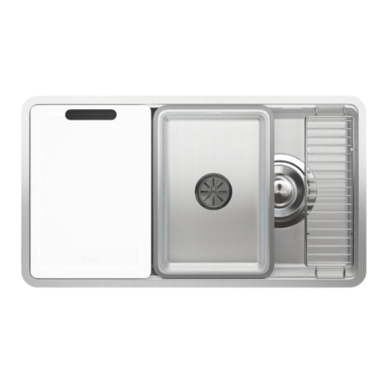 Chậu rửa bát inox Konox Dekor JP8044SU-R một hố