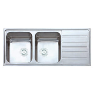 Chậu rửa bát 2 hố Konox European sink Artusi KS11650 1D bàn phải