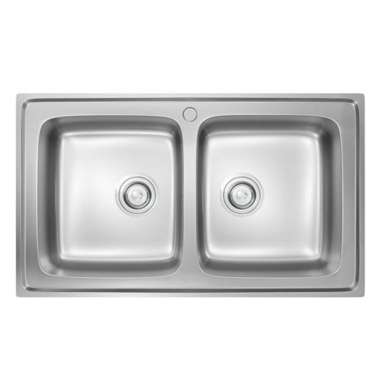 Chậu rửa bát 2 hố Konox European sink Premium KS8650 2B