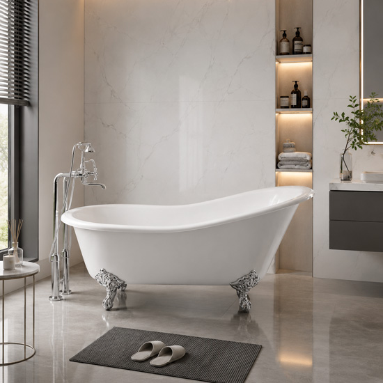 Bồn tắm nằm SW Dauer SW-1002 chân gấu nhiều kích thước Bồn tắm nằm SW Dauer SW-1002 chân gấu nhiều kích thước