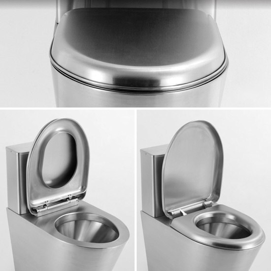 Bồn cầu inox SW Dauer SW398 xả nhấn Bồn cầu inox SW Dauer SW398 xả nhấn