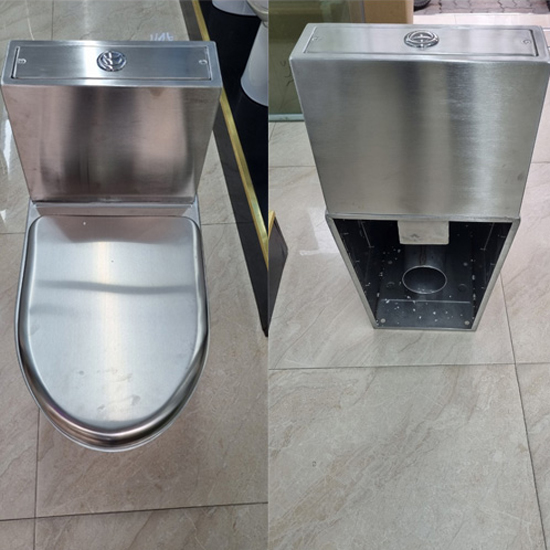 Bồn cầu inox SW Dauer SW398 xả nhấn Bồn cầu inox SW Dauer SW398 xả nhấn