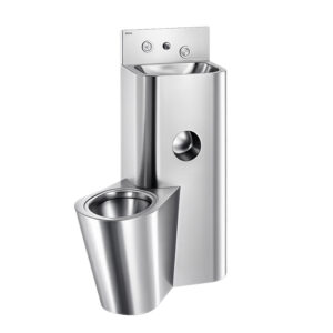 Bồn cầu inox SW Dauer SW433-45 kết hợp chậu rửa