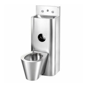 Bồn cầu inox SW Dauer SW433-90 kết hợp chậu rửa