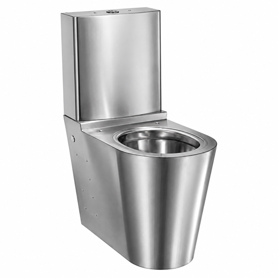 Bồn cầu inox SW Dauer SW598 xả nhấn Bồn cầu inox SW Dauer SW598 xả nhấn