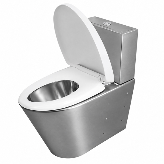 Bồn cầu inox SW Dauer SW602 thoát ngang Bồn cầu inox SW Dauer SW602 thoát ngang