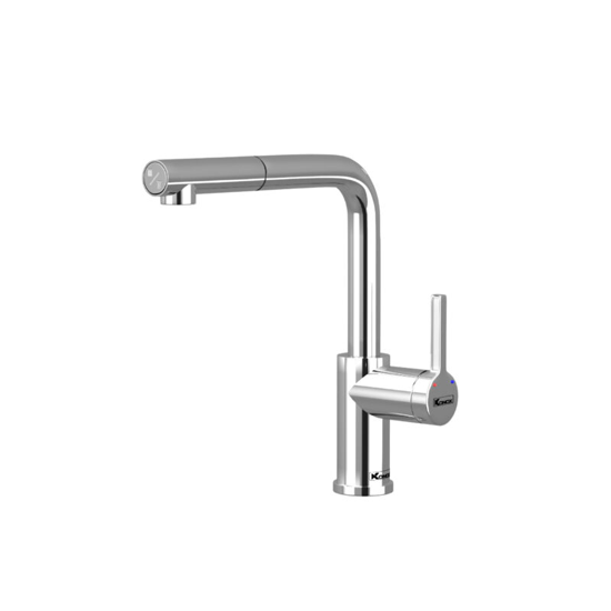 Vòi rửa bát Konox Lumo Smart Chrome dây rút