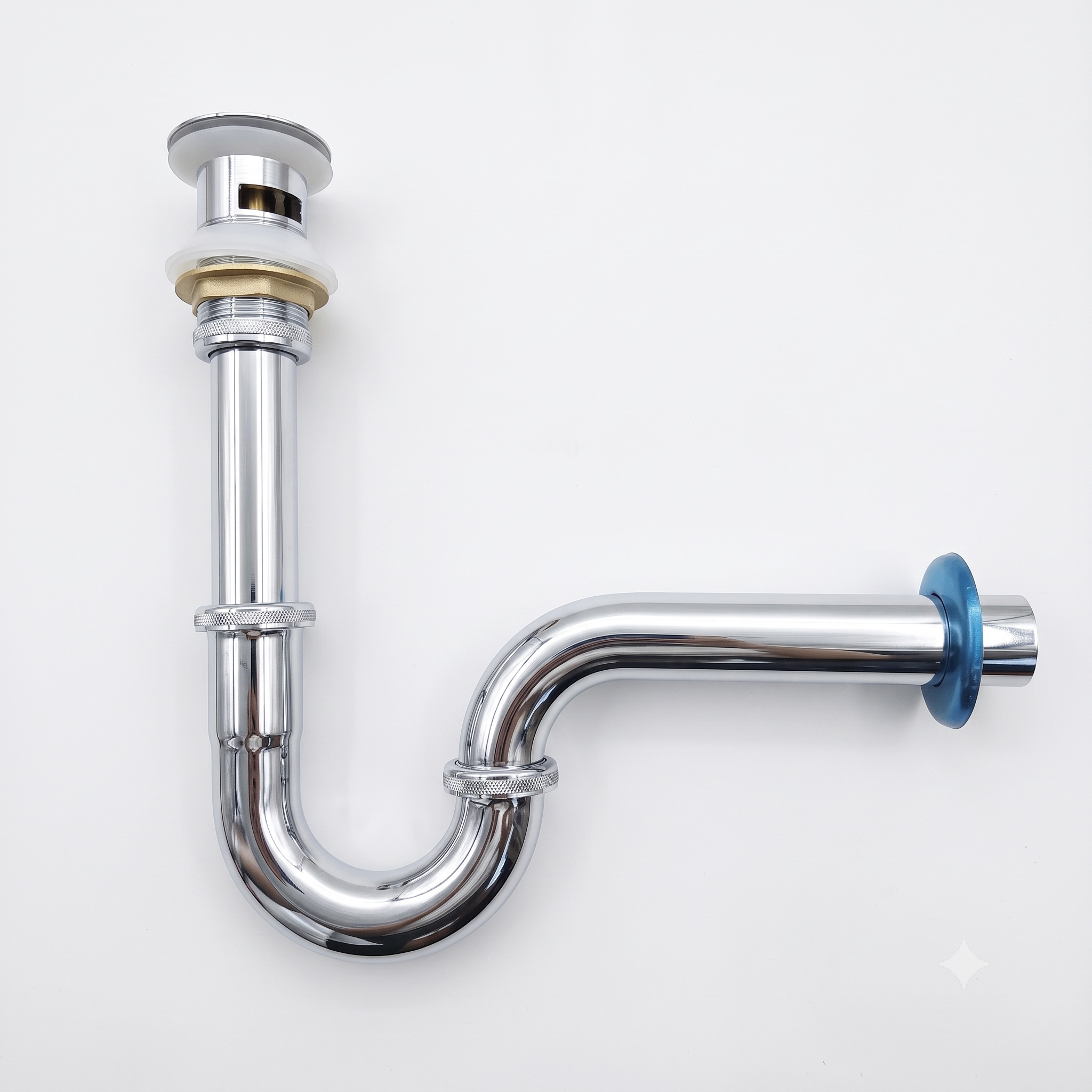 Bộ xi phông SW Dauer AE002+ AE013 mạ crom trắng Bộ xi phông SW Dauer AE002+ AE013 mạ crom trắng