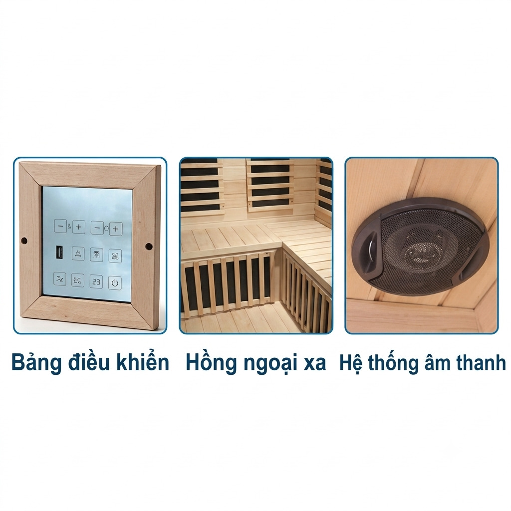 Phòng xông hơi khô WS Dauer WS – HQS09 Phòng xông hơi khô WS Dauer WS – HQS09