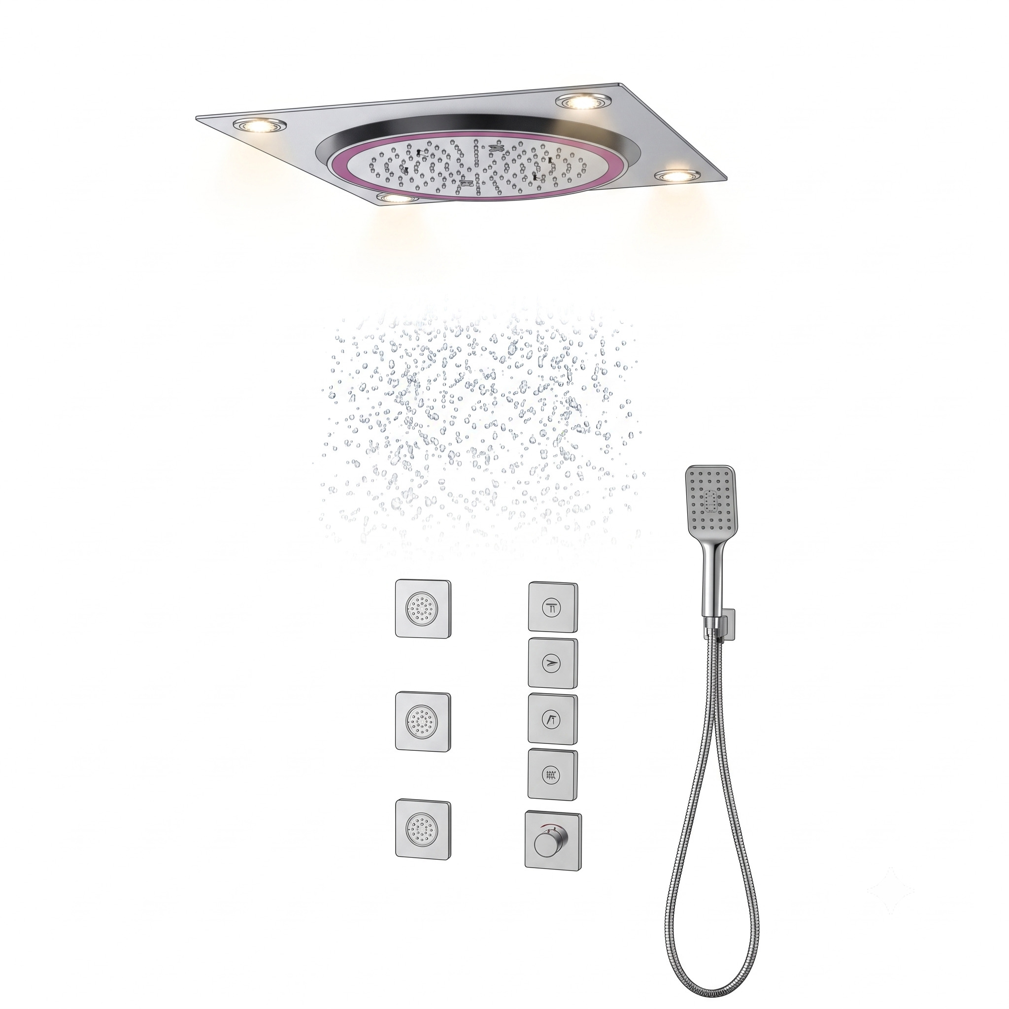 Sen tắm âm trần SW Dauer H03 massage