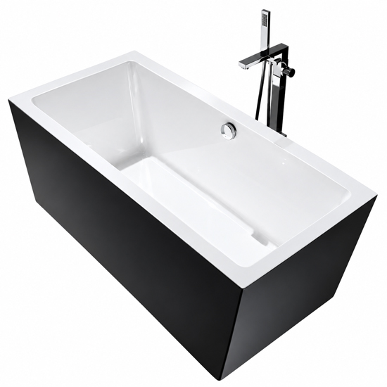 Bồn tắm SW Dauer SWD-1009 màu đen chất liệu nhựa Acrylic
