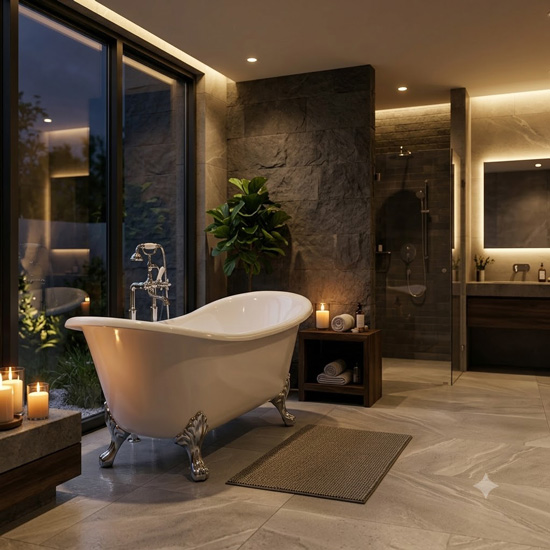 Bồn tắm SW Dauer G-0007 kiểu dáng luxury chân rồng Bồn tắm SW Dauer G-0007 kiểu dáng luxury chân rồng