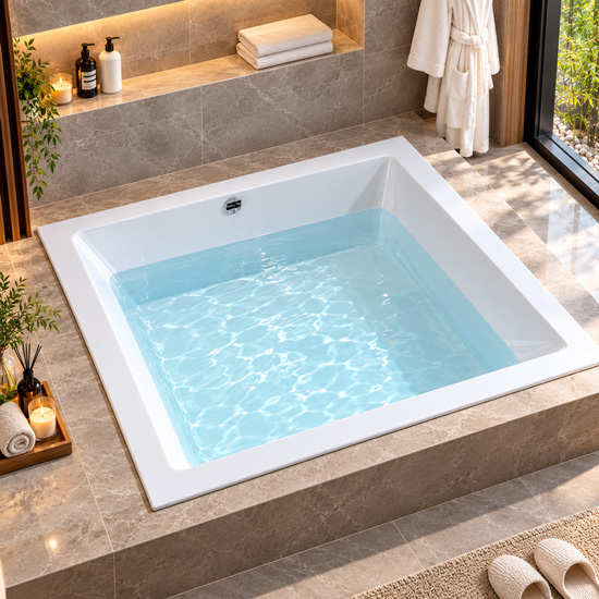 Bồn tắm xây SW Dauer S-0610 chất liệu nhựa Acrylic Bồn tắm xây SW Dauer S-0610 chất liệu nhựa Acrylic