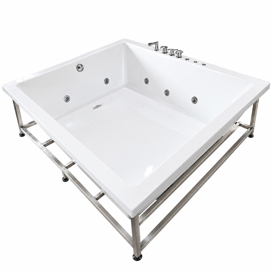 Bồn tắm xây SW Dauer SW-0614 khung inox 304