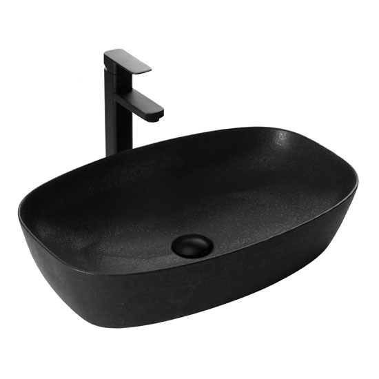 Chậu rửa lavabo SW Dauer SW001 đen