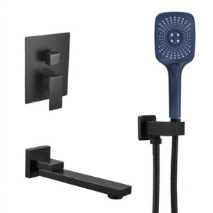 Sen tắm âm tường SW Dauer SW88447Q màu đen