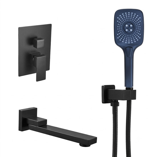 Sen tắm âm tường SW Dauer SW88447Q màu đen Sen tắm âm tường SW Dauer SW88447Q màu đen